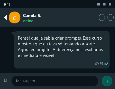 Depoimento Camila S.