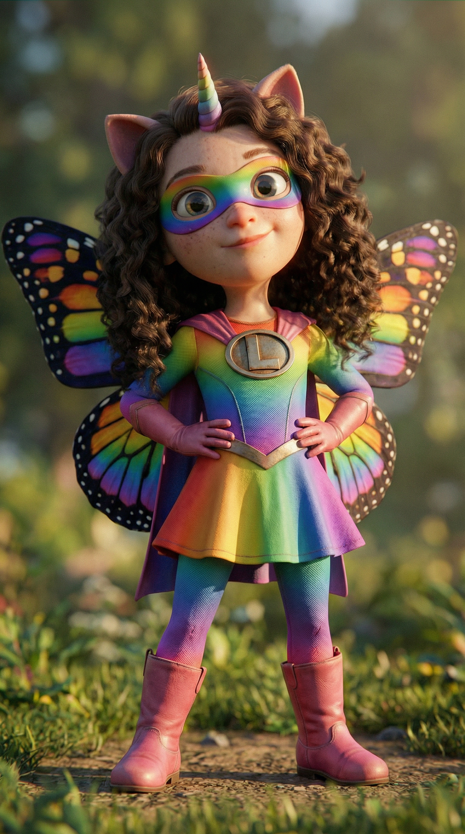 Rosto da personagem heroína