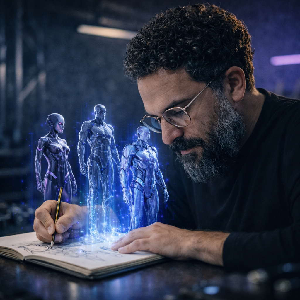 Criação de personagem com IA